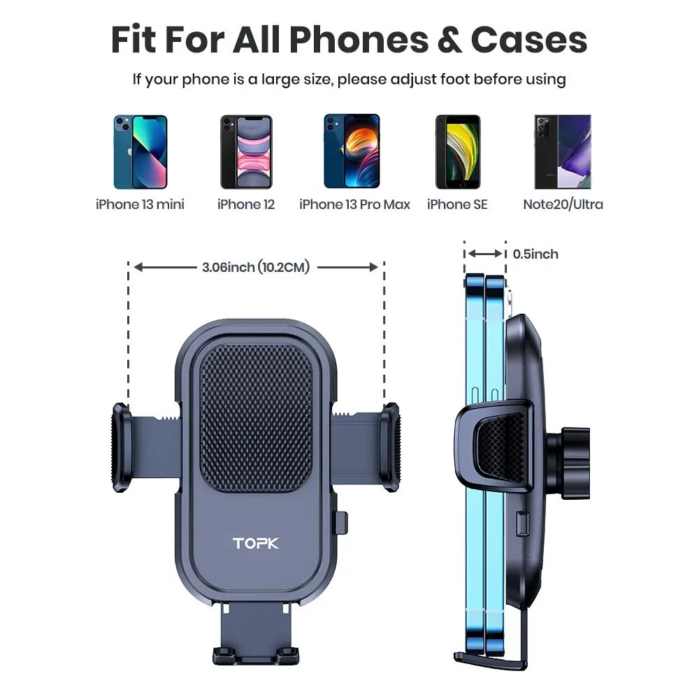 360° Rotation Suction Cup Car Phone Holder - Image 7
