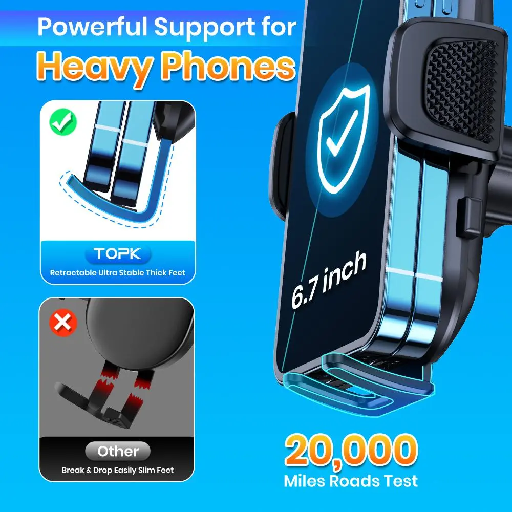 360° Rotation Suction Cup Car Phone Holder - Image 9
