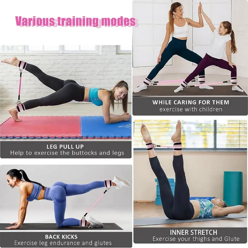 5-Pack Resistance Ankle Bands Set - Image 3