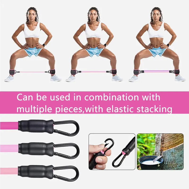 5-Pack Resistance Ankle Bands Set - Image 4