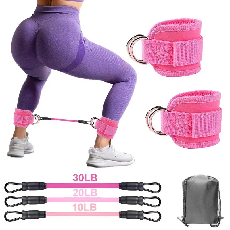 5-Pack Resistance Ankle Bands Set - Image 5