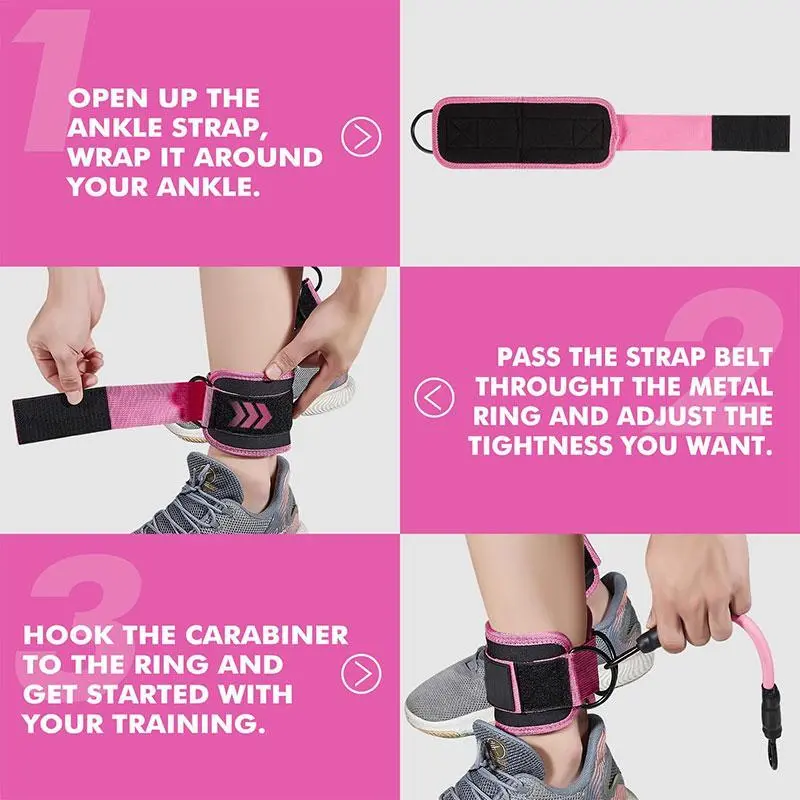 5-Pack Resistance Ankle Bands Set - Image 7