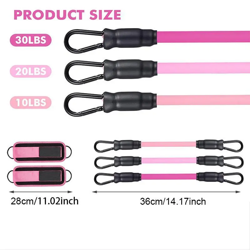 5-Pack Resistance Ankle Bands Set - Image 8