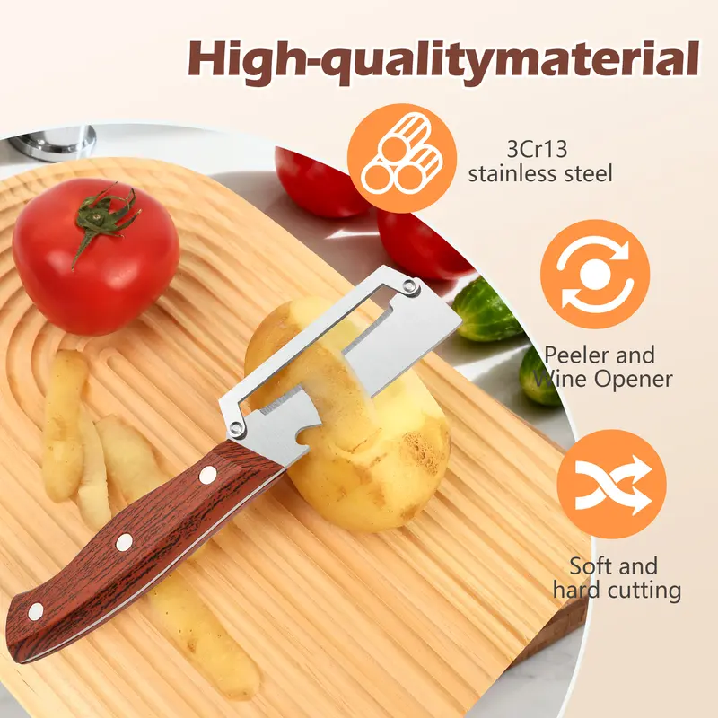 Multi Functional Stainless Steel Kitchen Peeler - Image 3