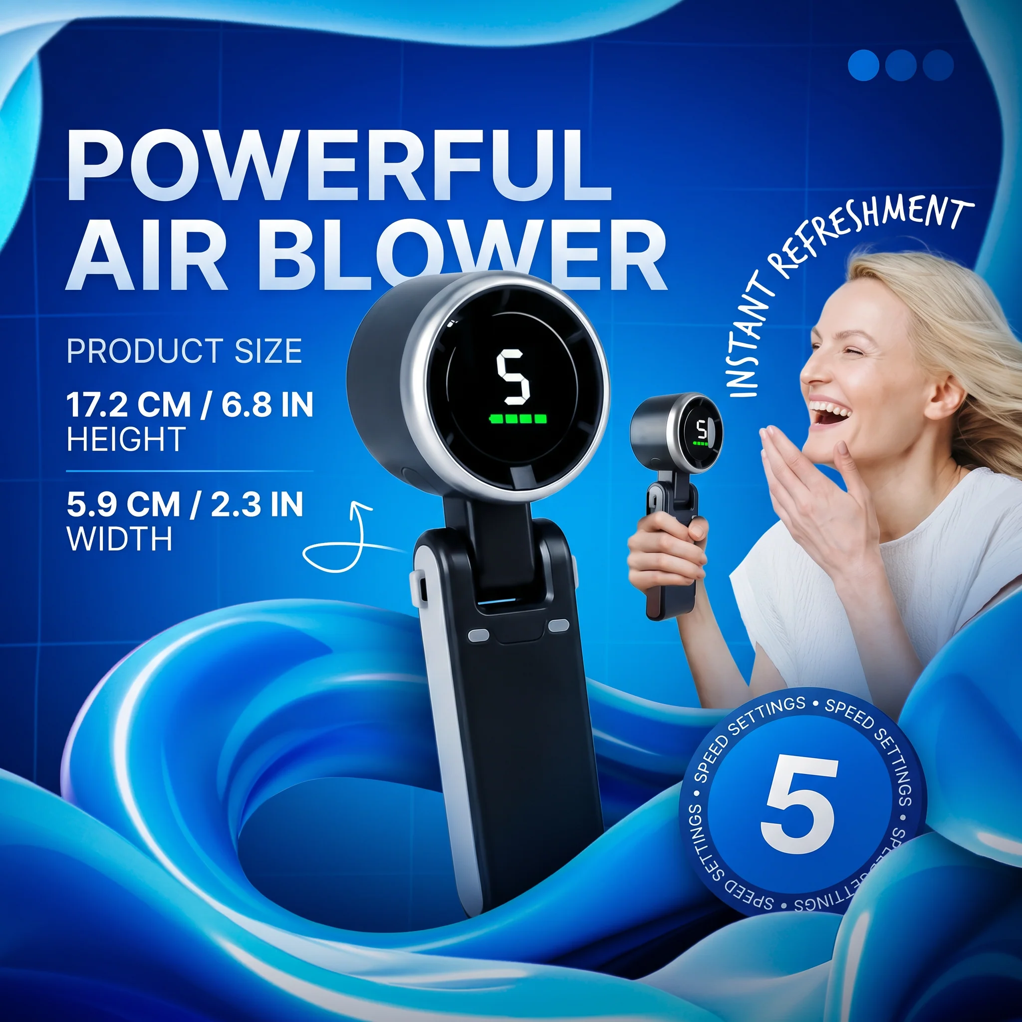 Portable Handheld Turbo Fan - Image 3