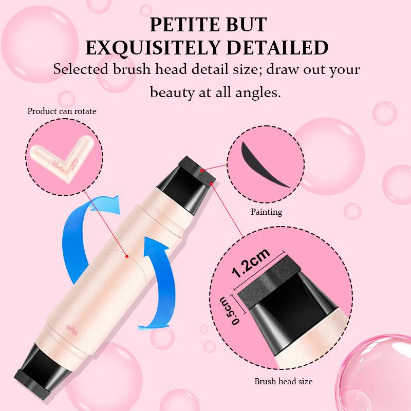 Rotating Dual-Head Eyeliner Stamp Pen - Image 9